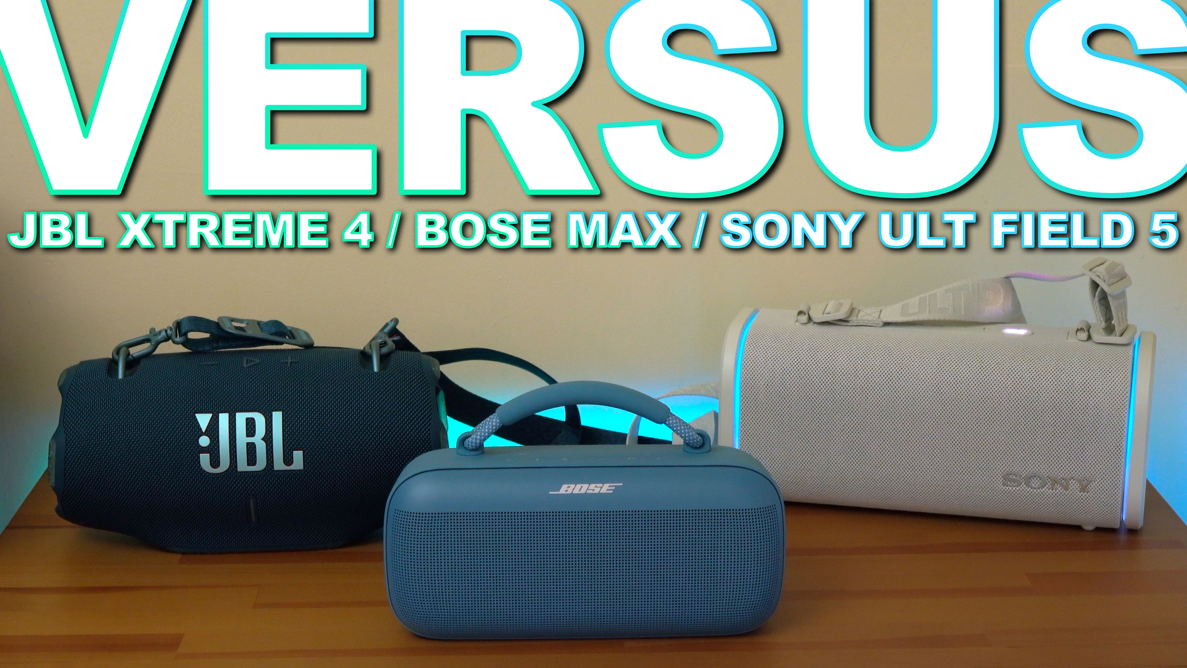 Watch JBL Xtreme 4 Vs Sony ULT Field 5 Vs Bose Soundlink Max on